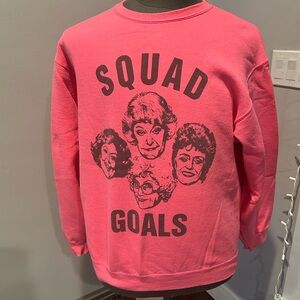 Jerzees Golden Girls Pink Sweatshirt Large
